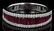 18k white gold diamond ring, ruby 1.40CT, 0.33CT