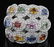 18k white gold diamond ring, 0.70CT, multi color 2.68CT