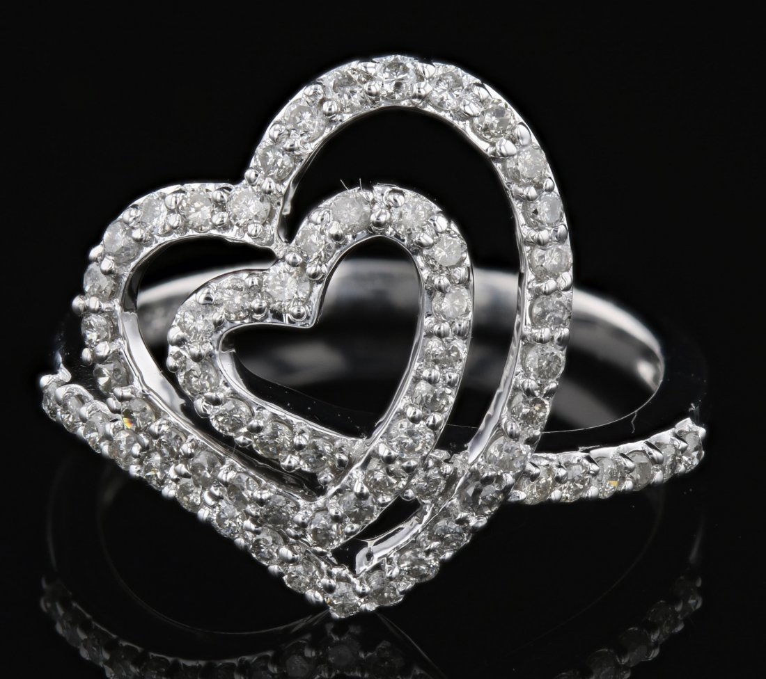 14k White Gold, 0.71CT Diamond Ring (1 of 4)