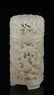 A HETIAN JADE HOLLOW CARVED DRAGON PATTERN INCENSE BOX - 3