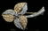 A 18K GOLD&DIAMOND BROOCH - 3