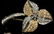 A 18K GOLD&DIAMOND BROOCH - 7