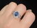 A PT850 WITH DIAMOND&SAPPHIRE RING - 9