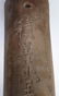 A TILE CARVED BEAST PATTERN INK SLAB - 7