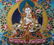 A CLOISONNE BUDDHA PATTERN THANGKA - 4