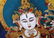 A CLOISONNE BUDDHA PATTERN THANGKA - 6