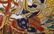 A CLOISONNE BUDDHA PATTERN THANGKA - 8