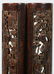 A BAMBOO CARVED ARM REST - 8
