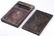 A PURPLE DUAN STONE CARVED LOTUS PATTERN INK SLAB