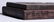 A PURPLE DUAN STONE CARVED LOTUS PATTERN INK SLAB - 8