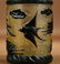 A GLASS BRUSH POT CARVED WITH BIRD PATTERN - 5