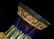 A GLASS CARVED VASE WITH BIRD PATTERN - 9