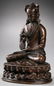 A COPPER CAST TIBETAN BUDDHA STATUE - 6