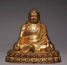 GILT BRONZE CAST BUDDHA STATUE