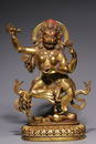 GILT BRONZE CAST BUDDHA STATUE