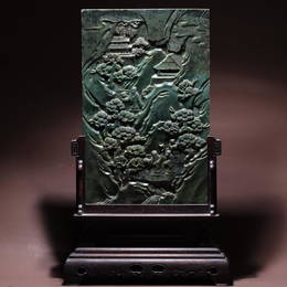 HETIAN JADE CARVED SCREEN