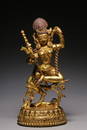 GILT BRONZE DAKINI BUDDHA STATUE