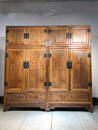 PAIR OF HUANGHUALI WOOD CABINETS