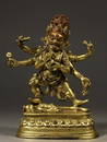 GILT BRONZE SIX MAHAKALA STATUE