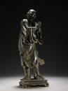 COPPER CAST FIGURE PATTERN STATUE