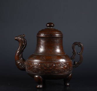BAMBOO CARVED POT: Length 23.5 cm / Width 14 cm / Height 22 cm / Weight 613 g, (L 9.3 in / W 5.5 in / H 8.7 in), For more detailed description of this item please leave message to us or contact us at Email: