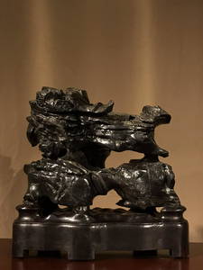 TAIHU STONE ABSTRACT LANDSCAPES ORNAMENT