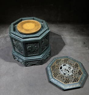 SONGHUA STONE CARVED DRAGON PATTERN INK SLAB: Length 16.8 cm / Width 16.8 cm / Thickness 14 cm /, (L 6.6 in / W 6.6 in / H 5.5 in ), For more detailed description of this item please leave message to us or contact us at Email: