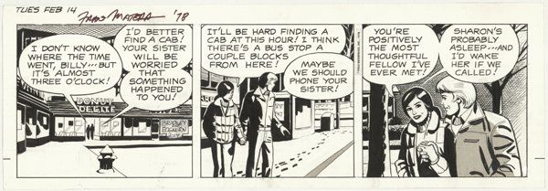 Matera Rex Morgan MD 2/14/78 original comic art