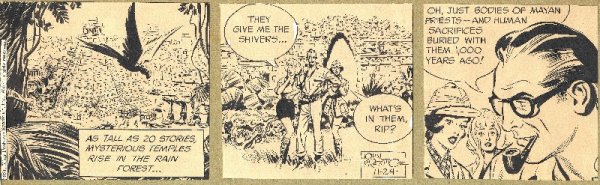 Prentice Rip Kirby daily 11/24/61 original art - 4