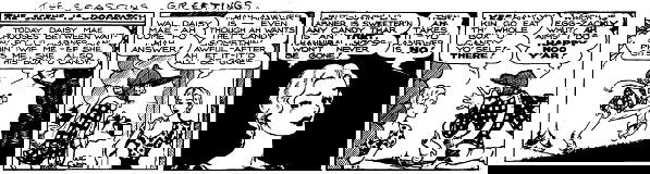 Al Capp Li'l Abner daily 1/1/36: Al Capp, Li'l Abner daily, 1/1/36, 5 1/2"x22".