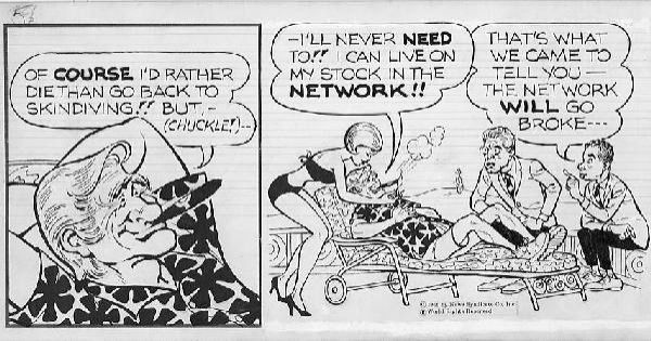 Al Capp Li'l Abner daily 4/29/66: Al Capp, Li'l Abner daily, 4/29/66, 5 1/2"x19".