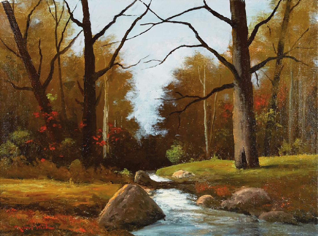 Robert Wood | Fall: Artist: Robert Wood | 1889-1979 Title: Fall Signed l/l: Robert Wood Medium: Oil on canvas Dimensions: 18 by 24 inches