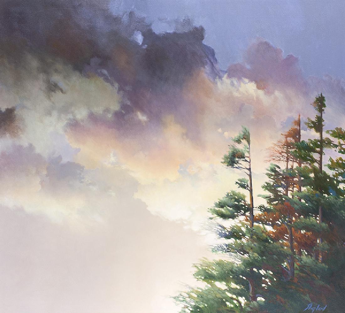 William Shepherd | After Rainstorm, Elk Mountain, WY: Artist: William Shepherd | b. 1943 Title: After Rainstorm, Elk Mountain, WY Signed l/r: Shepherd Medium: Oil on canvas Dimensions: 36 by 40 inches