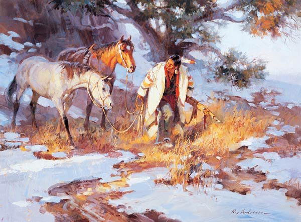 Roy Andersen "The Edge of Chance": Roy Andersenb. 1930 CAA, NAWA, OPAThe Edge of Chance Signed 'Roy Andersen' lrOil on canvas 18 x 24 in