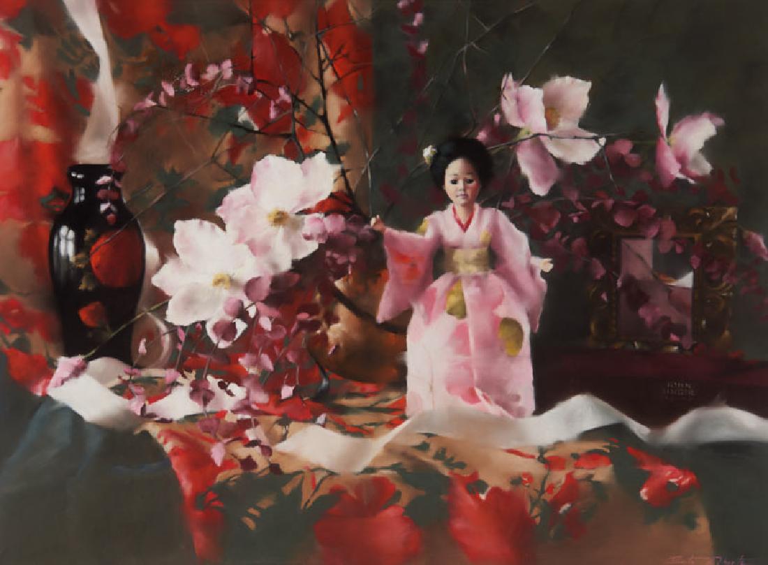 Bonita Roberts | John Singer: Artist: Bonita Roberts |b. 1947 Title: John Singer Signed l/r: Bonita Roberts Medium: Pastel on paper Dimensions: 18 1/2 by 25 inches