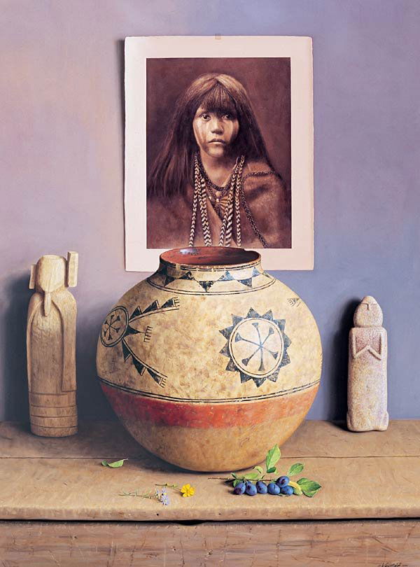 William Acheff "Starry Eyes and ...": William Acheffb. 1947 AOA, NAWAStarry Eyes and Simple Dream Signed 'Wm. Acheff' lrOil on canvas48 by 3