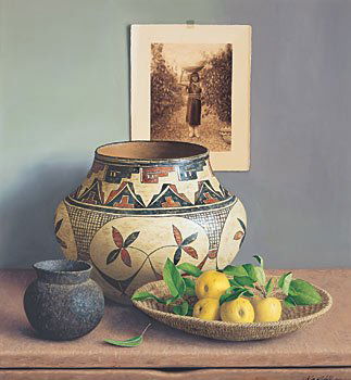 "From the Orchard" by William Acheff: "From the Orchard" by William Acheff 24 by 22 1/2 inches Oil on canvas Estimate 30000 - 40000 All works are framed unless noted otherwise. New bidders must place a credit card number on file with the