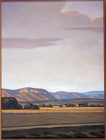 Howard Post (b.1948), Landscape: Signed 'H.E. Post copyright' lower left, oil on canvas, 24 by 18 inches