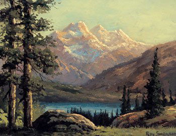 Ray Swanson (1937-2004), Landscape: Signed 'Ray Swanson' lower right, oil on canvas, 12 by 16 inches