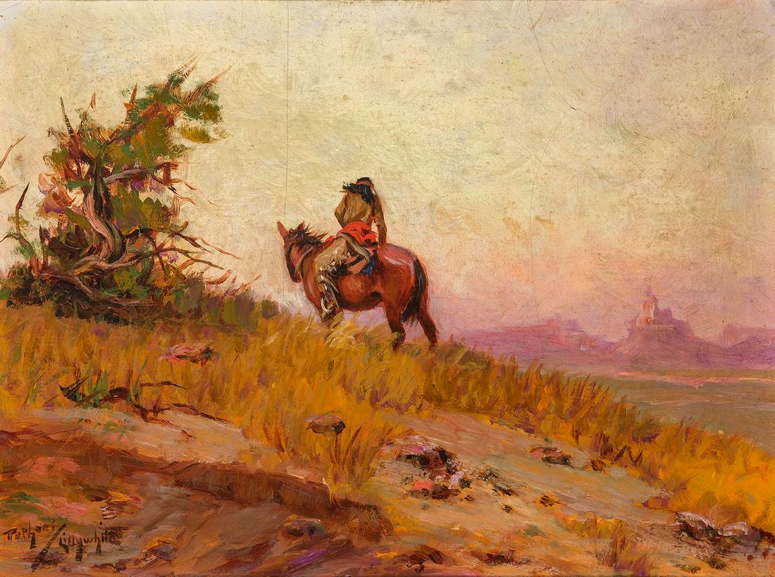 Raphael Lillywhite | Lone Indian on Horseback (1 of 2)