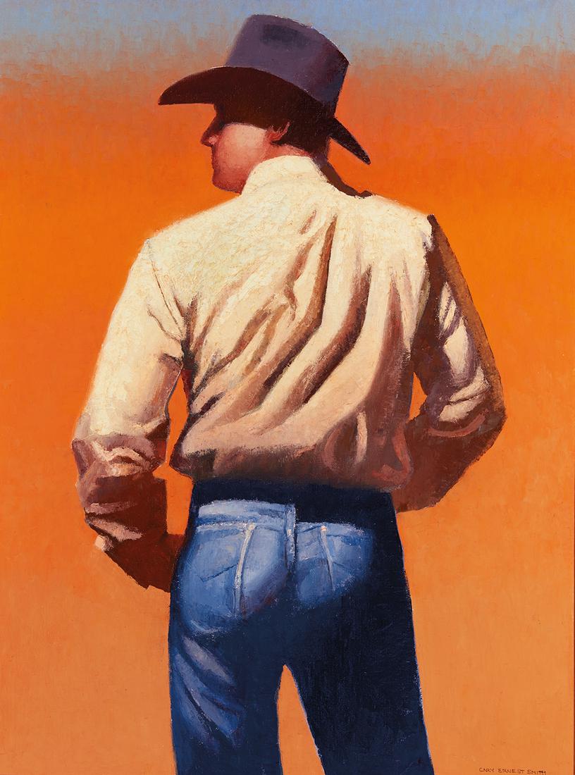 Gary Ernest Smith | Cowboy at Sunset (1 of 1)