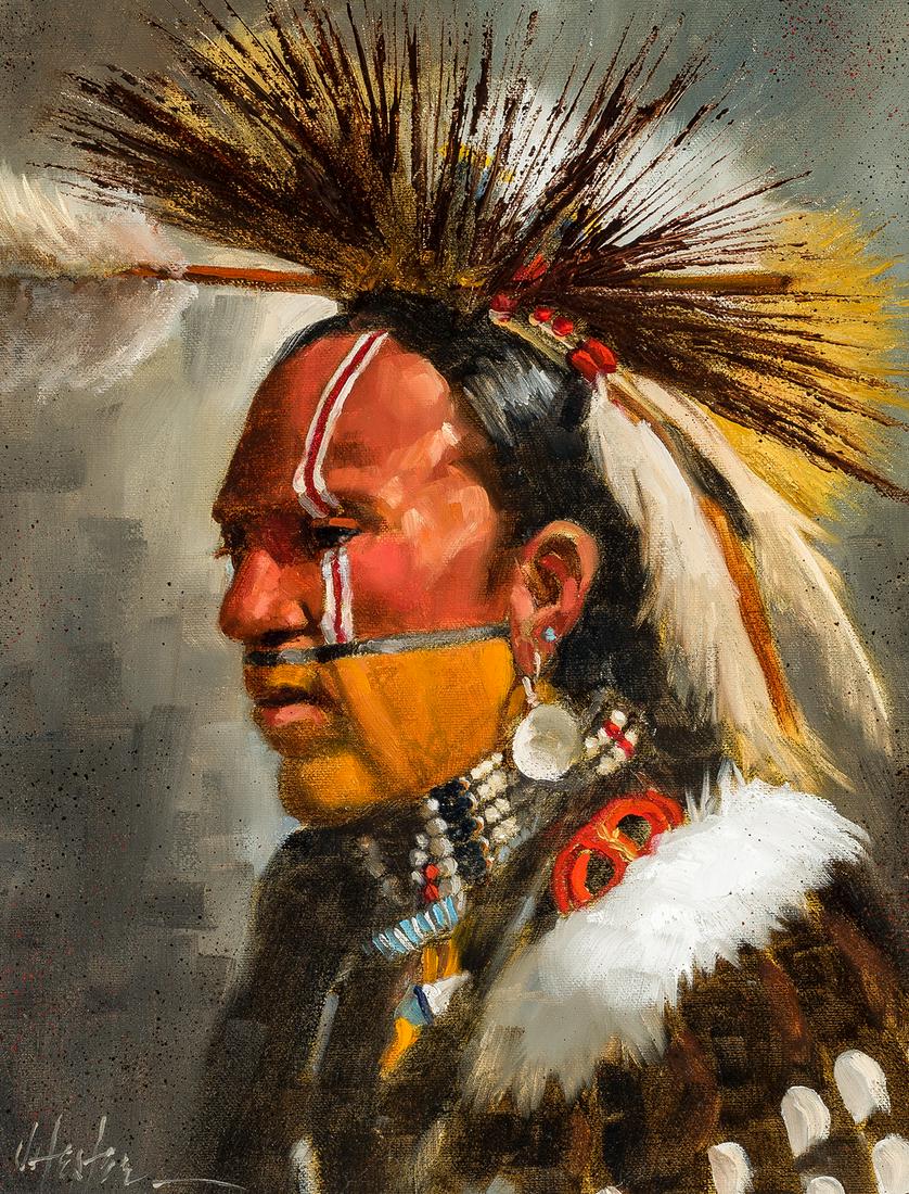 Jay Hester | Indian Portrait in Profile (1 of 1)