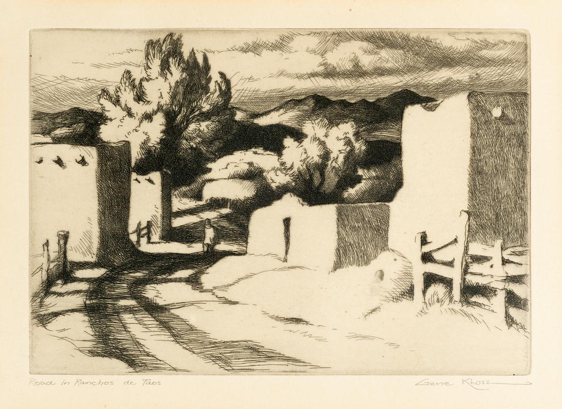 Gene Kloss | Road in Ranchos de Taos (1 of 1)