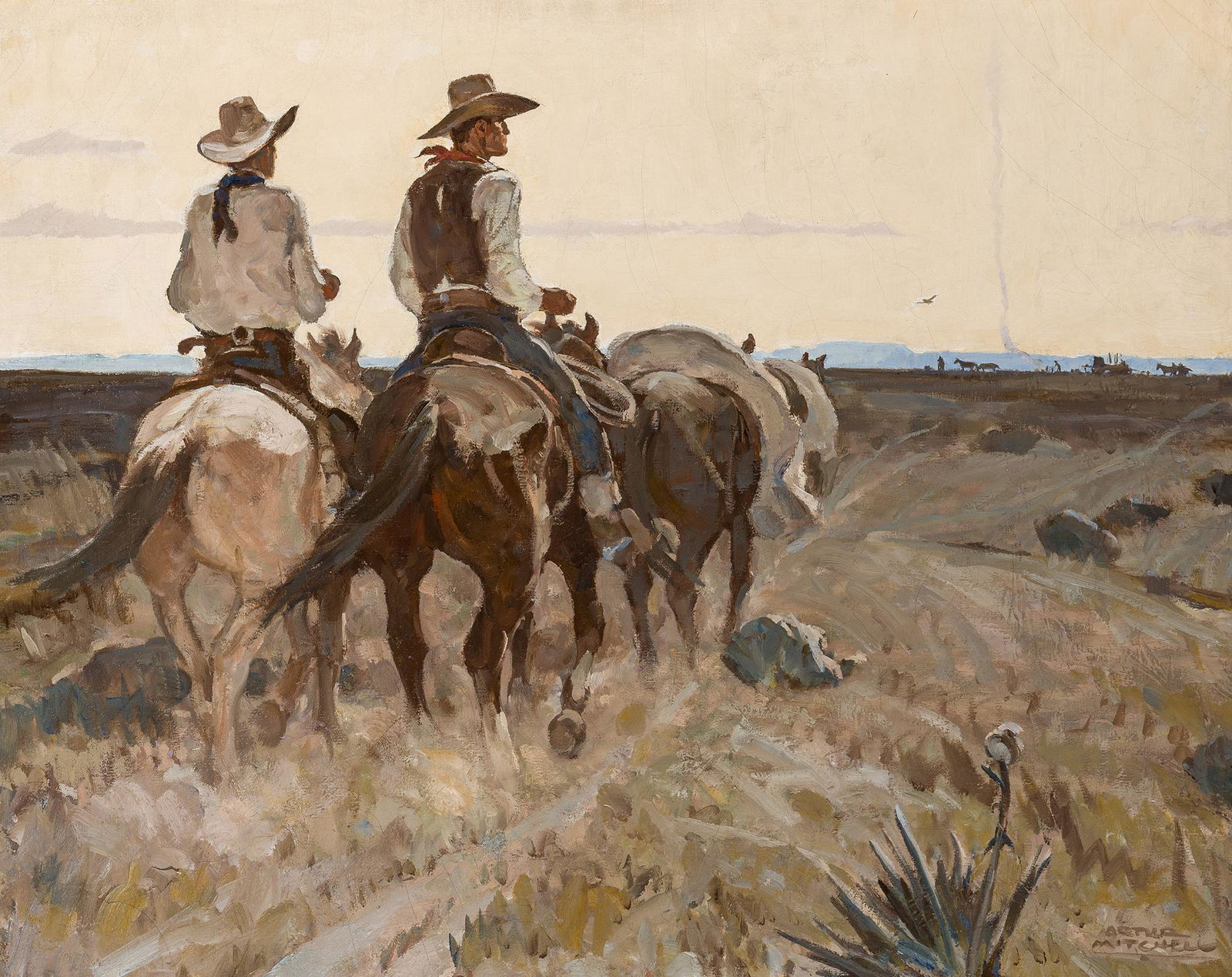 Arthur Mitchell | Heading for the Chuck Wagon (1 of 2)