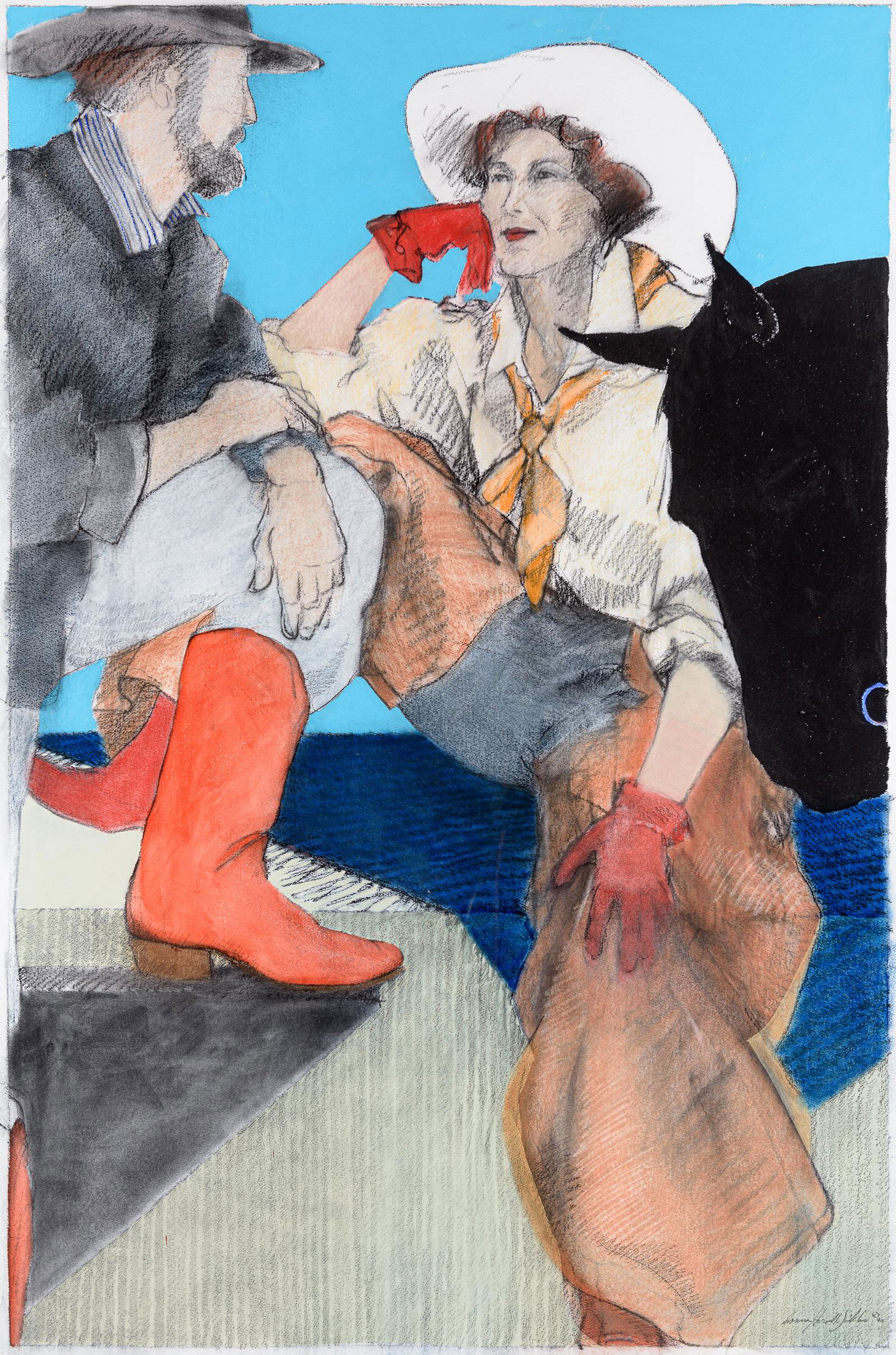 Donna Howell-Sickles | Cowboy and Cowgirl Gazing (1 of 2)