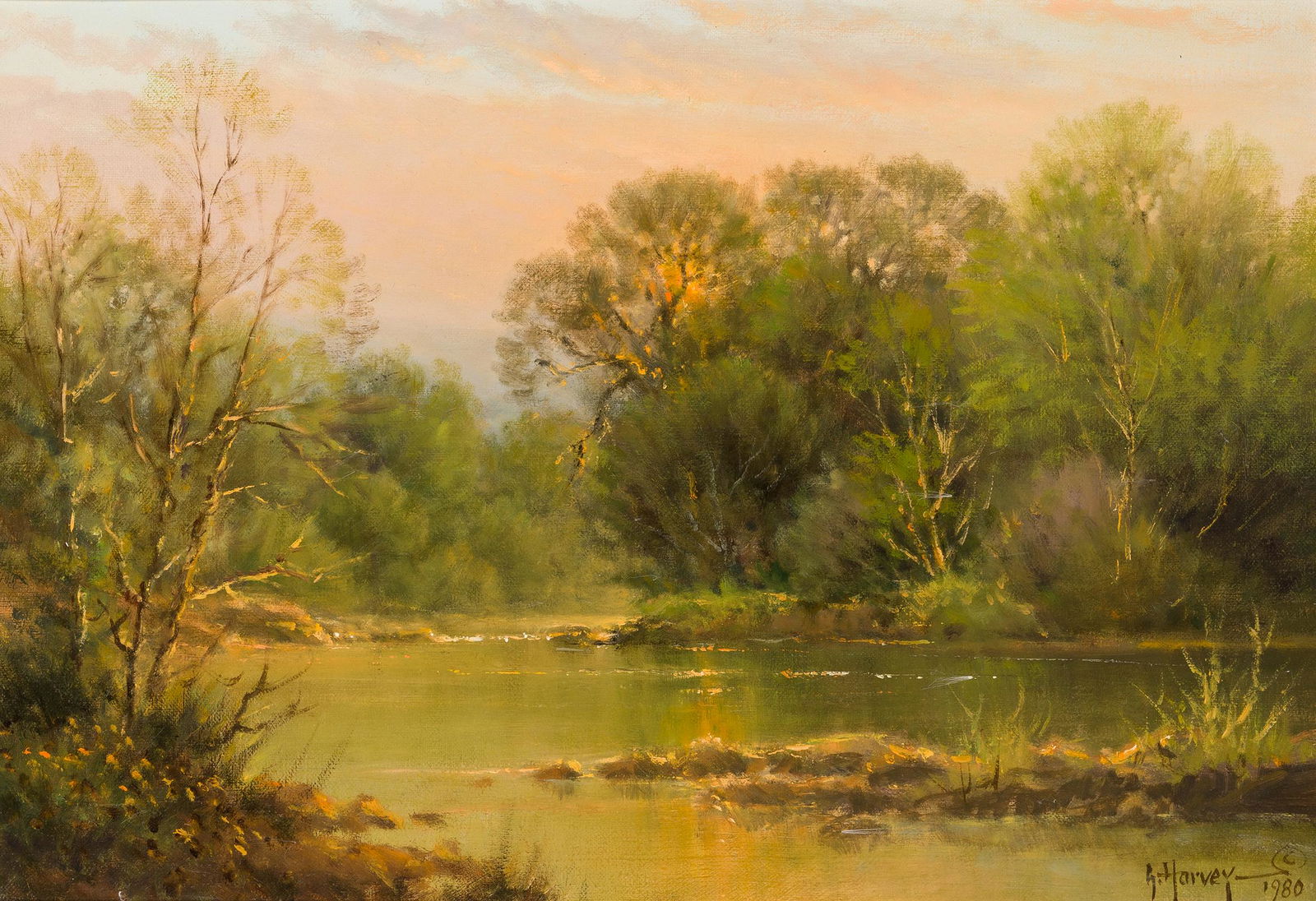 G. Harvey | Spring Evening, San Gabriel River (1 of 2)