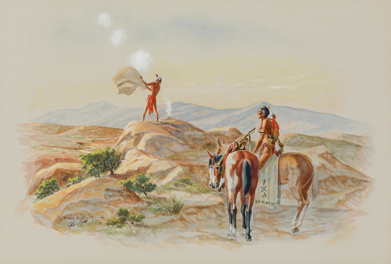 Byron Wolfe | Ute Signal on the Rio Chama (1 of 3)