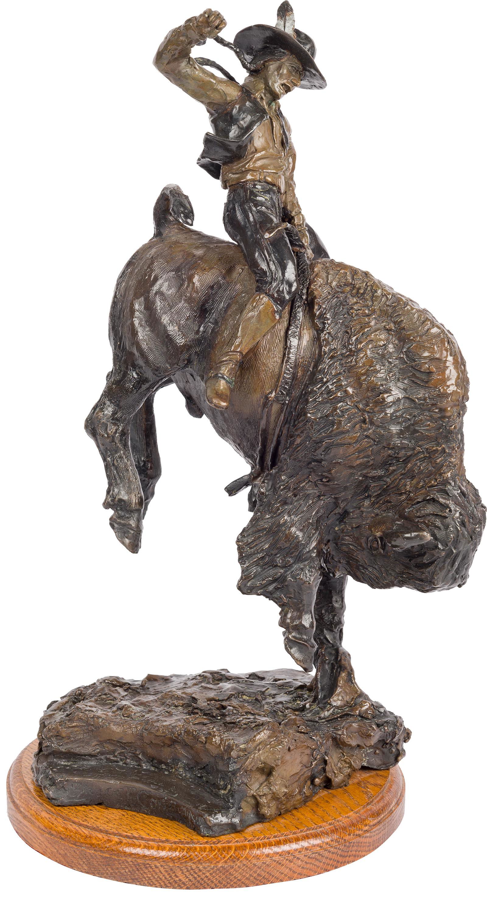 Bruce Contway | Calgary Stampede Champion Buffalo Rider (1 of 1)