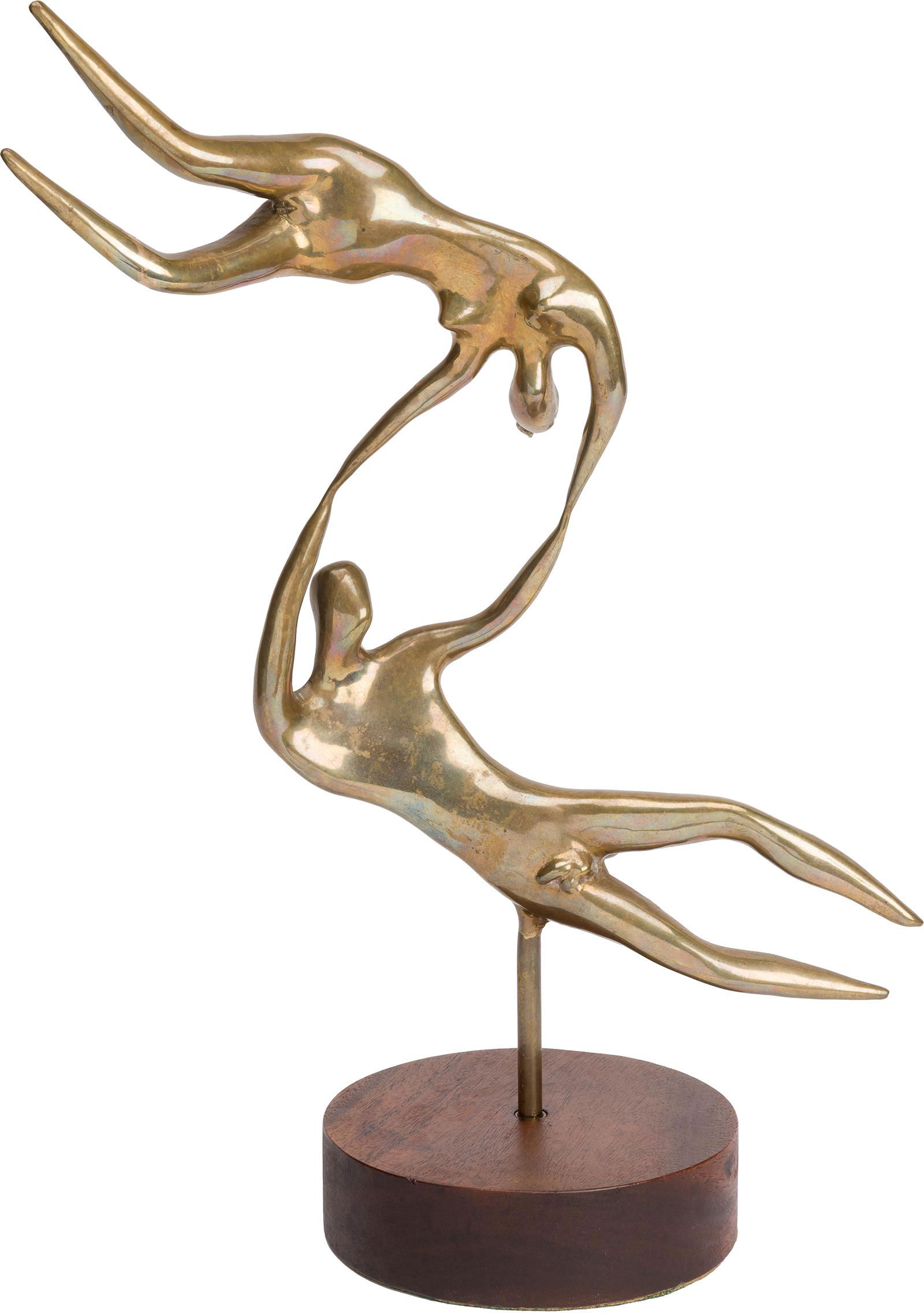 Edgar Britton | Dancers: Artist: Edgar Britton | 1901-1982 Title: Dancers Inscribed on male right leg: EB Media: Bronze Dimensions: 17 by 14 by 4 inches Additional dimensions: 19 by 14 by 6.5 inches with base Condition: Very