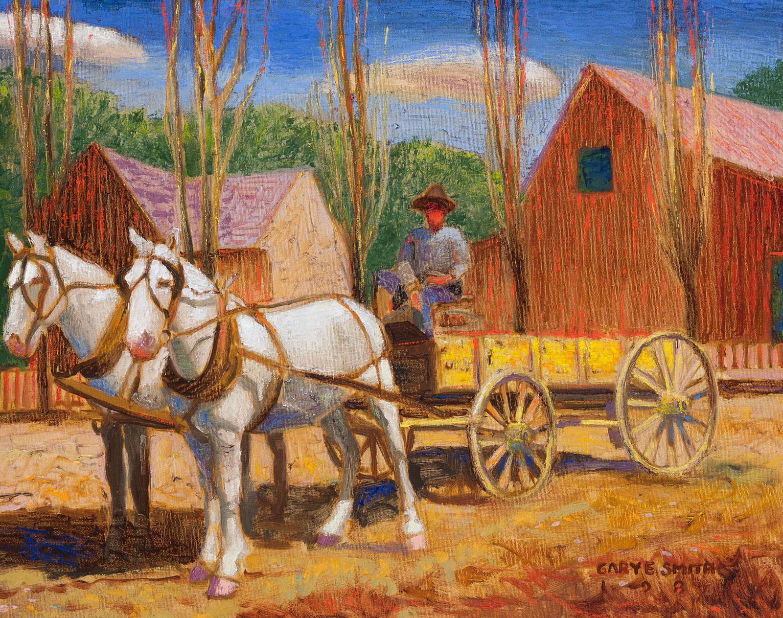 Gary Ernest Smith | Two Horse Farm Wagon (1 of 2)